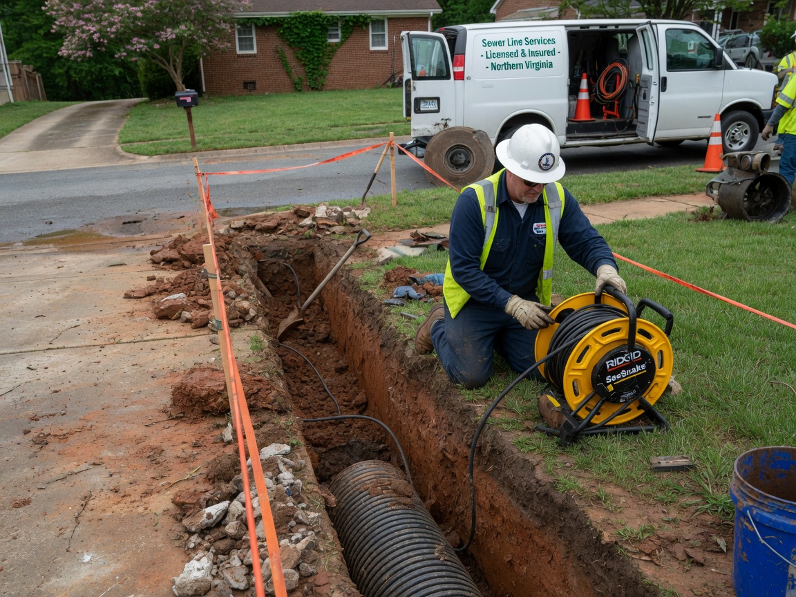 Sewer Line Services in Virginia